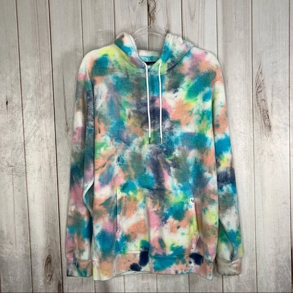 Feat Tops Feat Blanketblend Hoodie Tie Dye Pastel Pebble